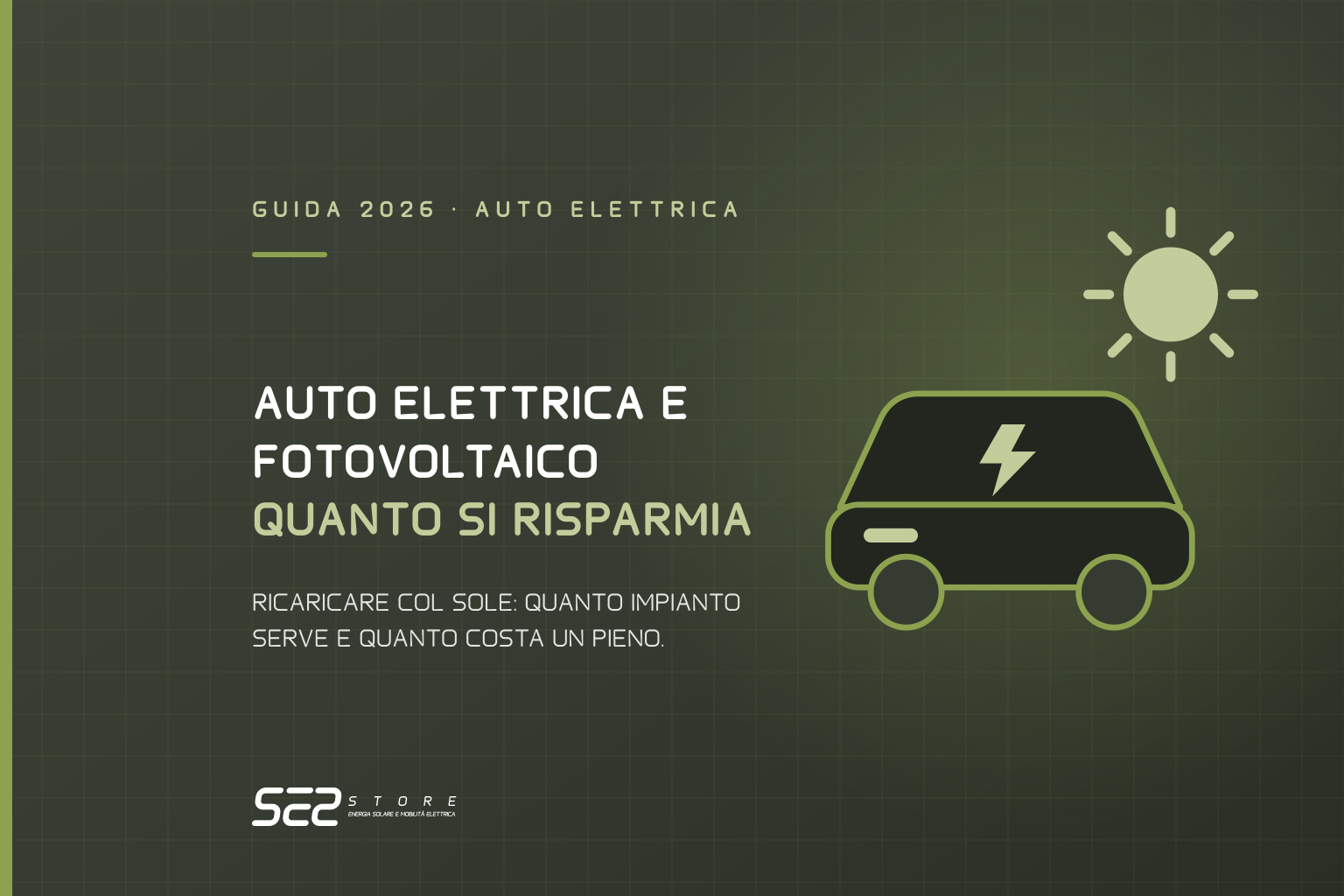 Auto elettrica e fotovoltaico: quanto si risparmia ricaricando con il sole