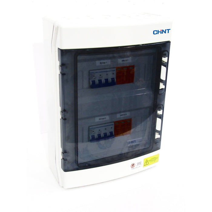 Quadro a 2 stringhe 2 MPPT 6kW 1000Vdc con magnetotermico Chint Italia®
