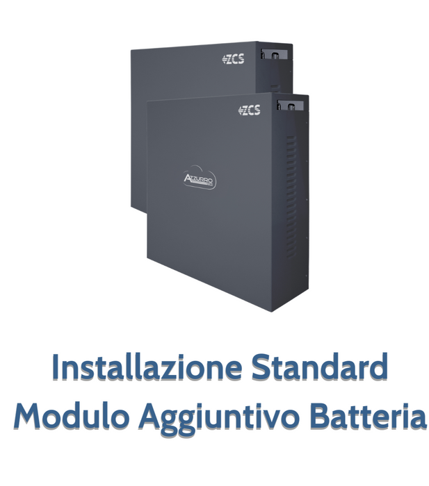 Batteria Solare - Installazione Modulo Aggiuntivo Batteria d'Accumulo Fotovoltaico