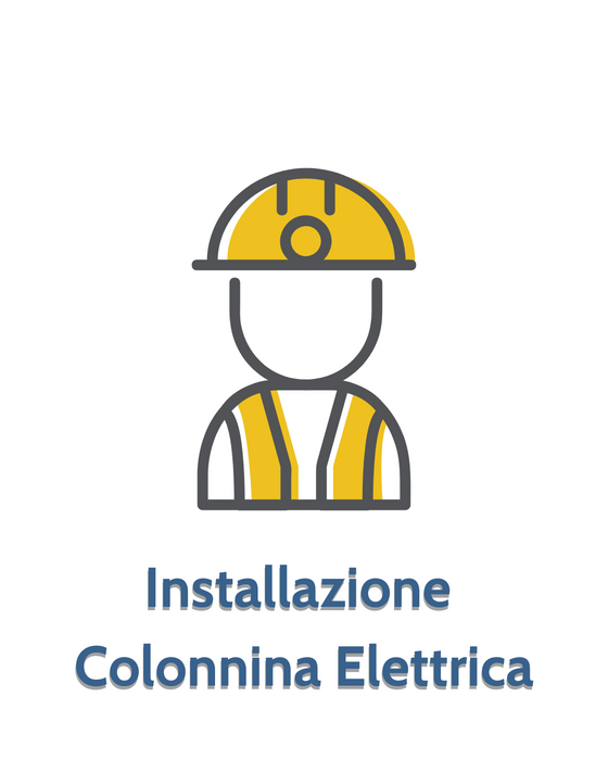 Wallbox Monofase 7kW - INSTALLAZIONE - COLONNINA DI RICARICA per auto elettriche EV Charger