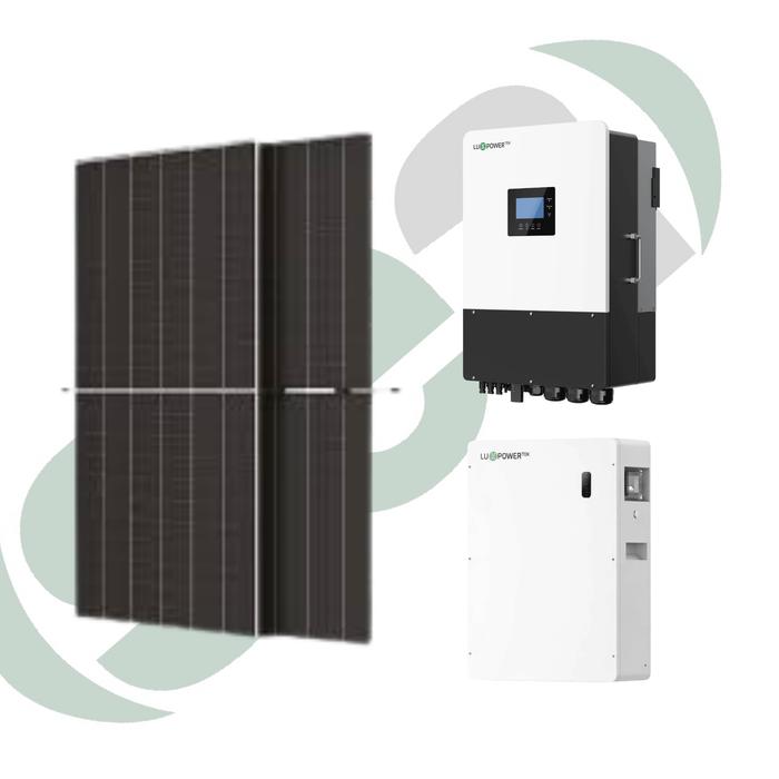 Kit Impianto Fotovoltaico Luxpower con Moduli Longi Solar da 3,0 a 20,0 kWp con Accumulo
