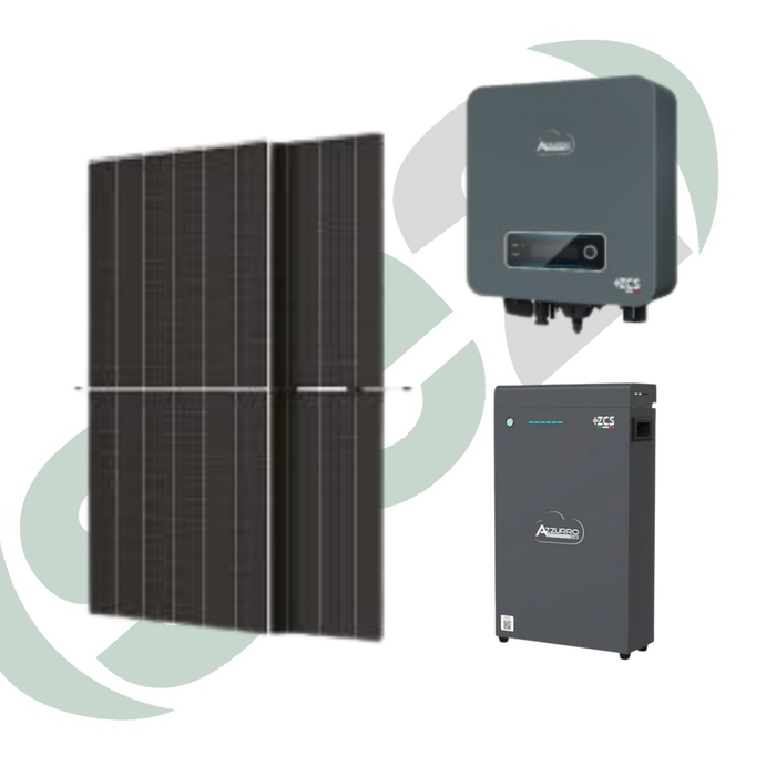 Kit Impianto Fotovoltaico con Moduli Longi Solar da 3,0 a 20,0 kWp con Accumulo