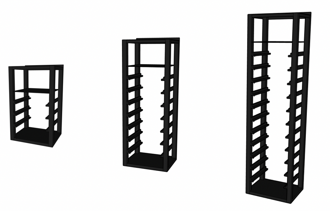 Armadio Rack Batterie ZCS Azzurro - ARMADIO RACK SLOT per Batterie Pylontech