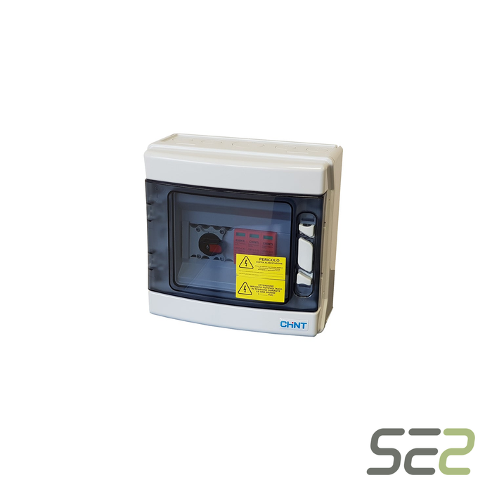 Quadro a 1/2 stringhe con sezionatore e base portafusibile 1 MPPT 3-6 kW Chint Italia