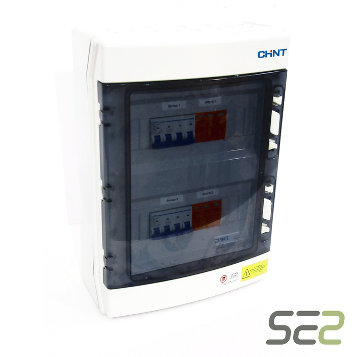 Quadro a 2 stringhe con sezionatore 2 MPPT 6 kW 1000 Vdc Chint Italia