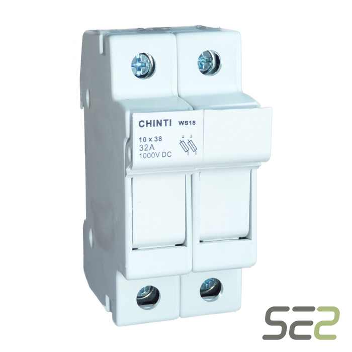 Portafusibile sezionabile 1/2P 10,3x38 32 A 1000 Vdc Chint Italia