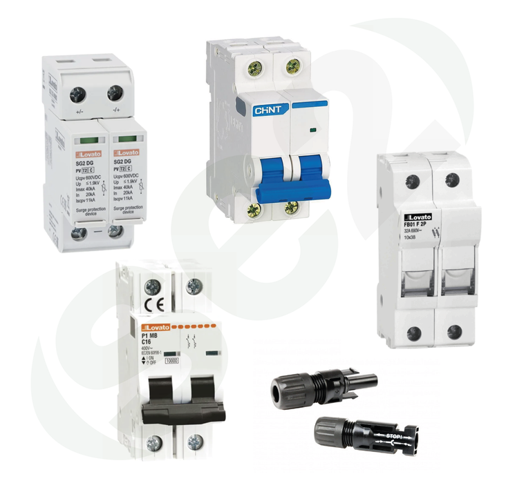 Kit Elettrico Fotovoltaico Monofase - 2 Stringhe